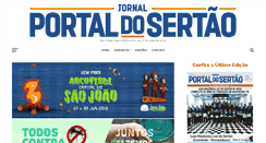 Desktop Screenshot of jornalportaldosertao.com