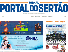 Tablet Screenshot of jornalportaldosertao.com